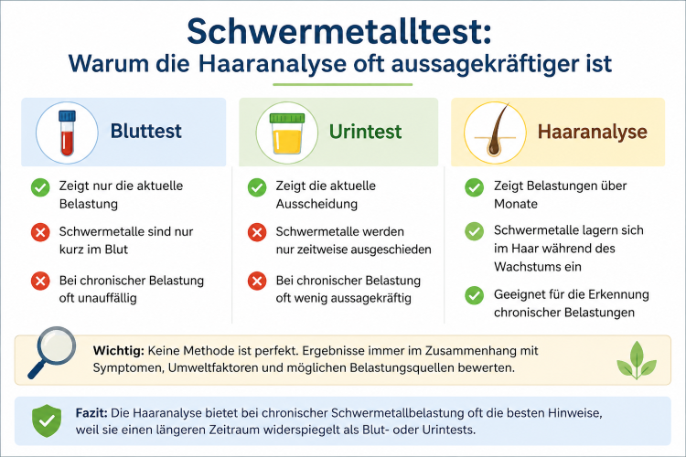 Schwermetalltest