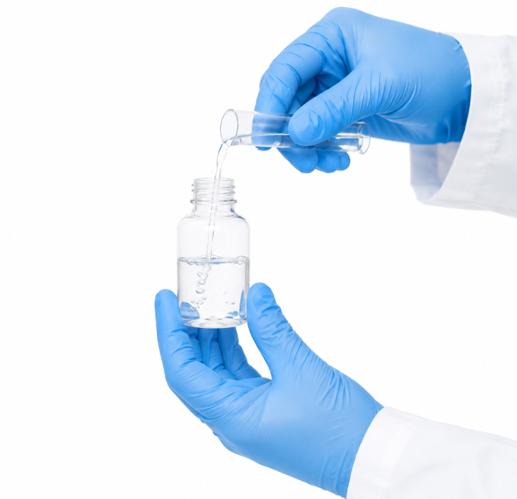 Wasserprobe für die Laboranalyse
