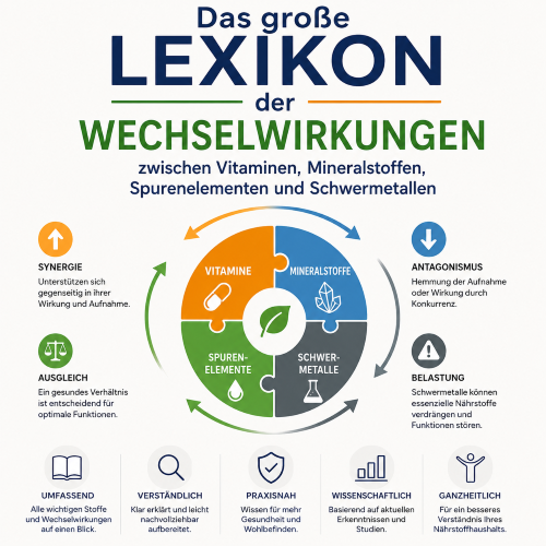 Wechselwirkungen Vitamine Mineralstoffe Schwermetalle